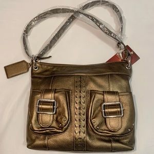 Tignanello Leather Hobo Shoulder Bag